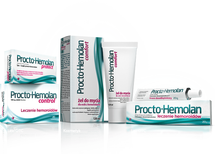 Rodzina produktów Procto-Hemolan